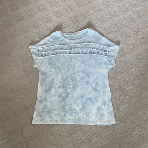 American Eagle Tie Dye Cut Out Shirt